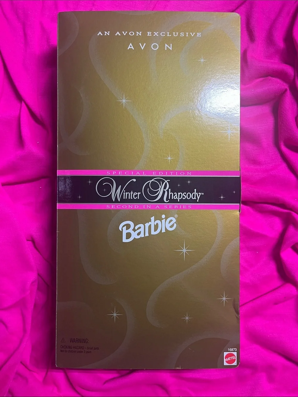 NRFB 1996 Winter Rhapsody Barbie Avon Exclusive Mattel